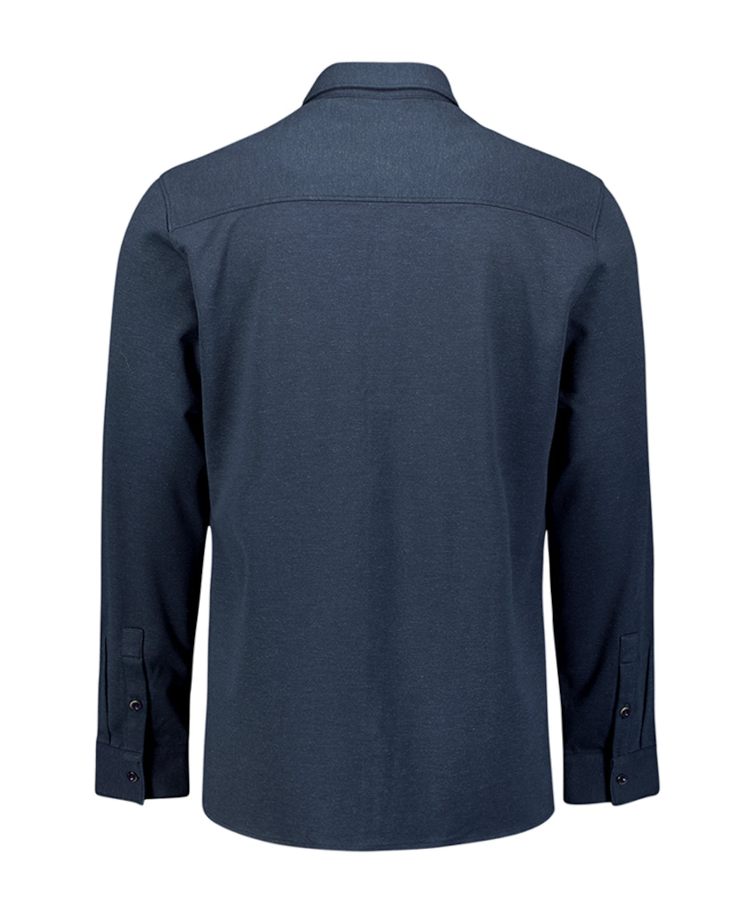 No Excess Heren overhemd lange mouw blauw