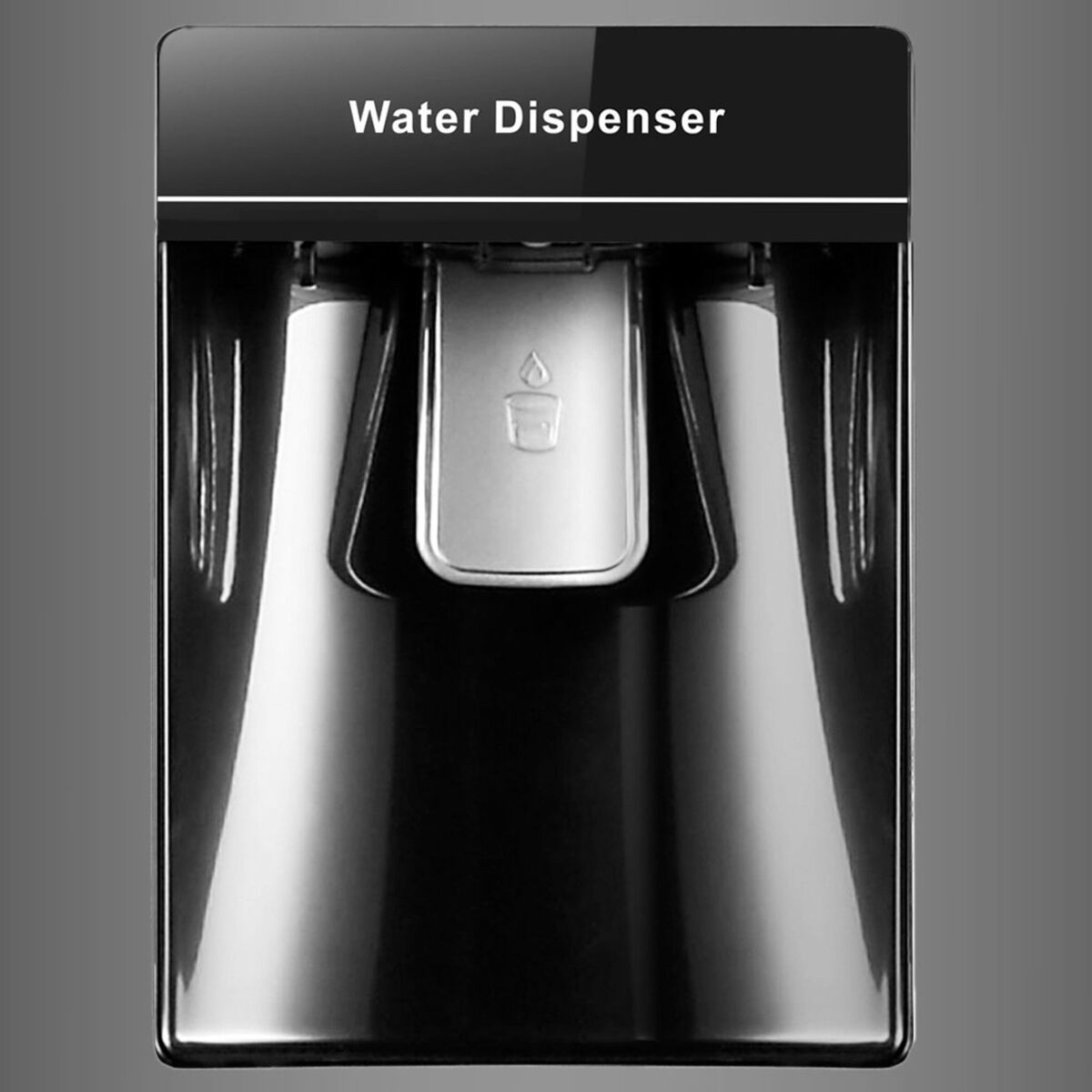 EVUD4049 kjøleskap/fryser med vanndispenser 198 + 71 liter, svart