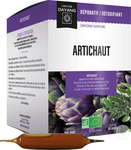 Dayang Artichaut Bio 20 Ampoules