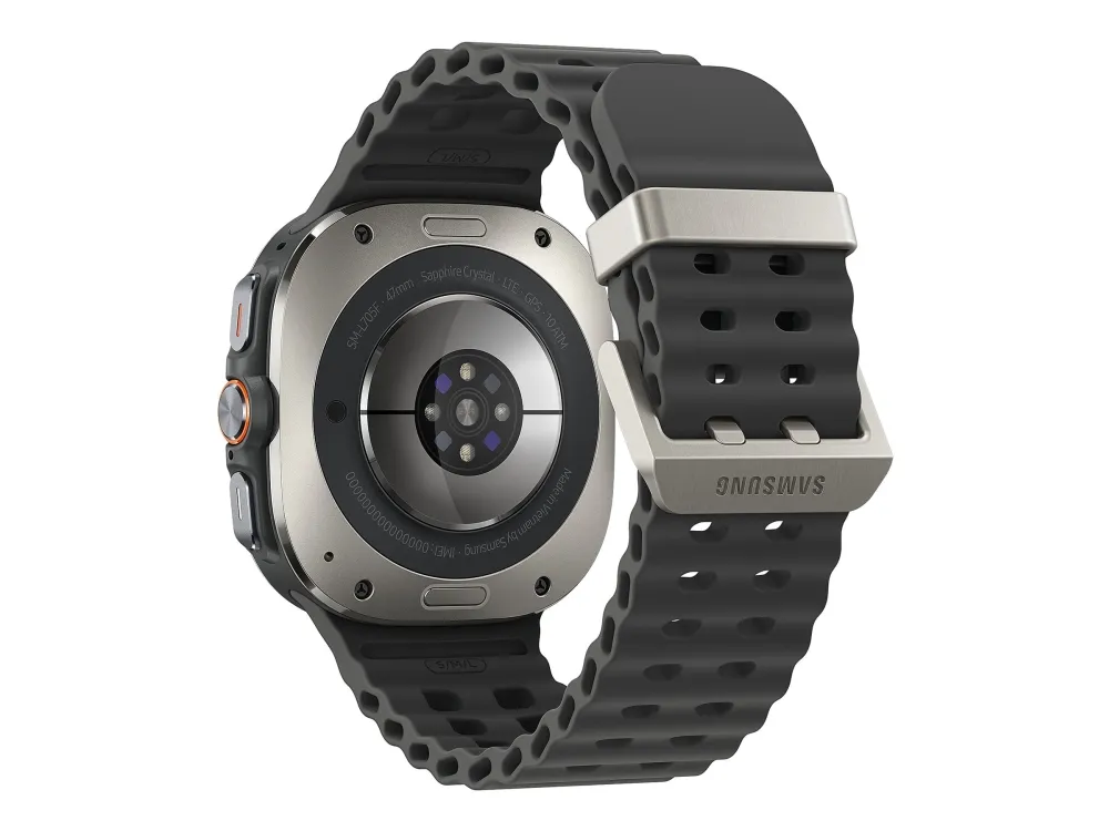 Samsung | Galaxy Watch Ultra - Titanium Silver (Dark gray strap)