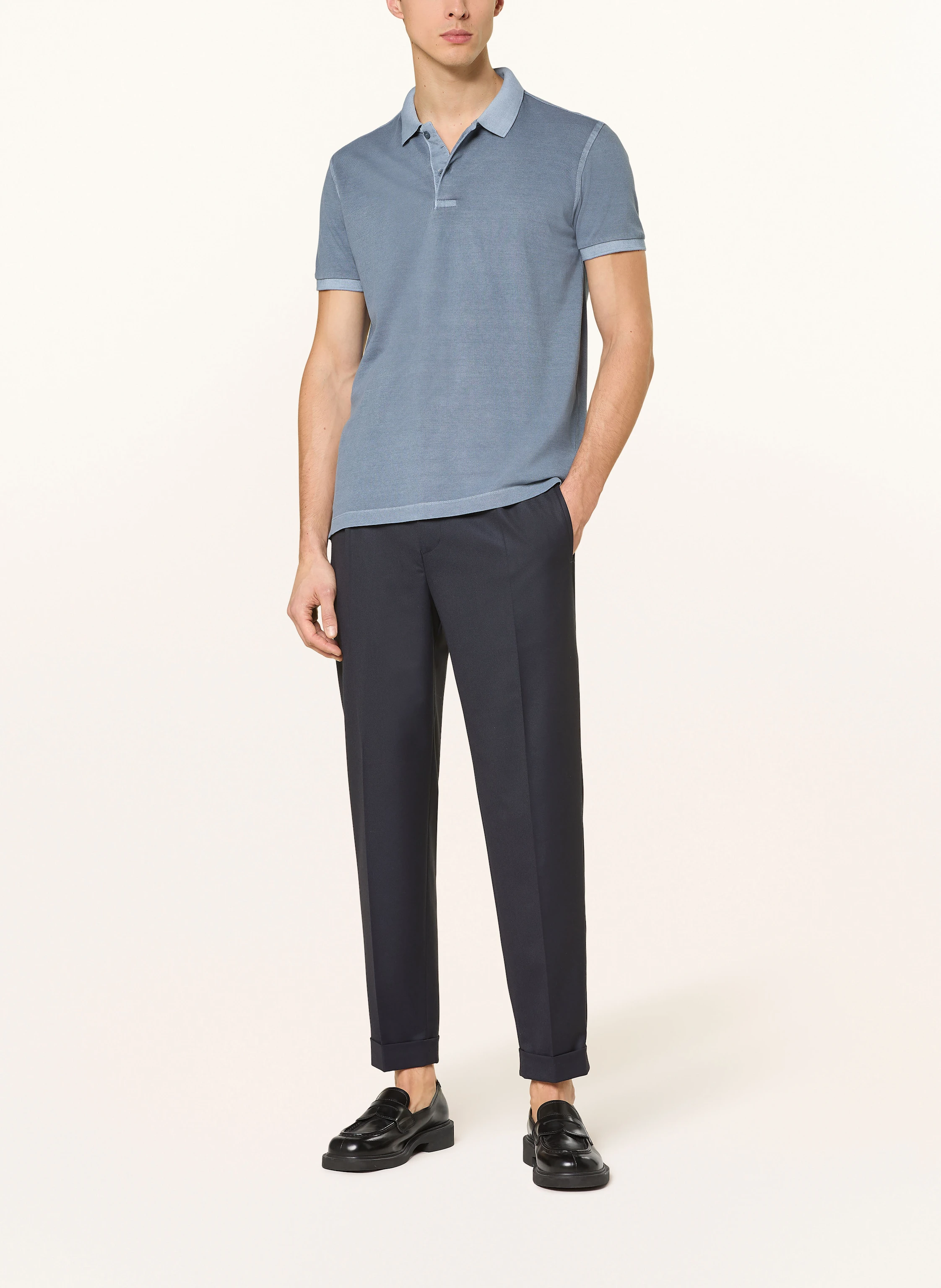 STROKESMAN'S Piqué-Poloshirt