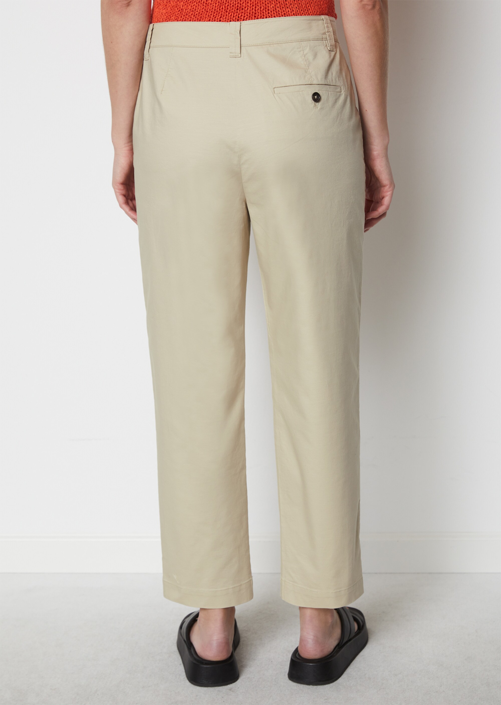 Chino Modell RIMKA taperedaus Organic-Cotton-Hanf-Mix