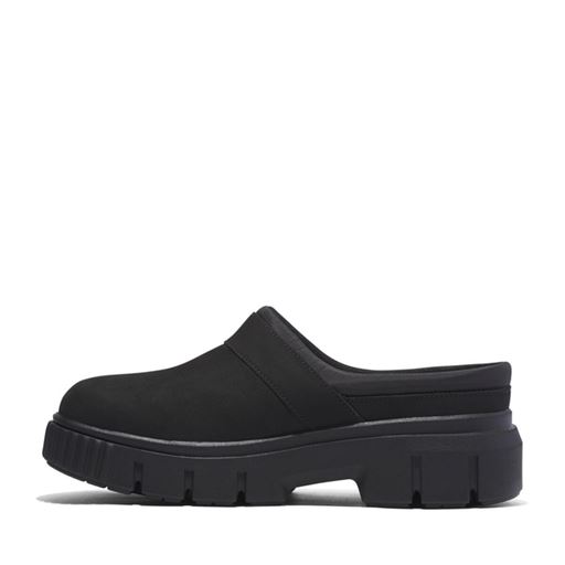 Timberland Greyfield Clogs, Black Nubuck, 37