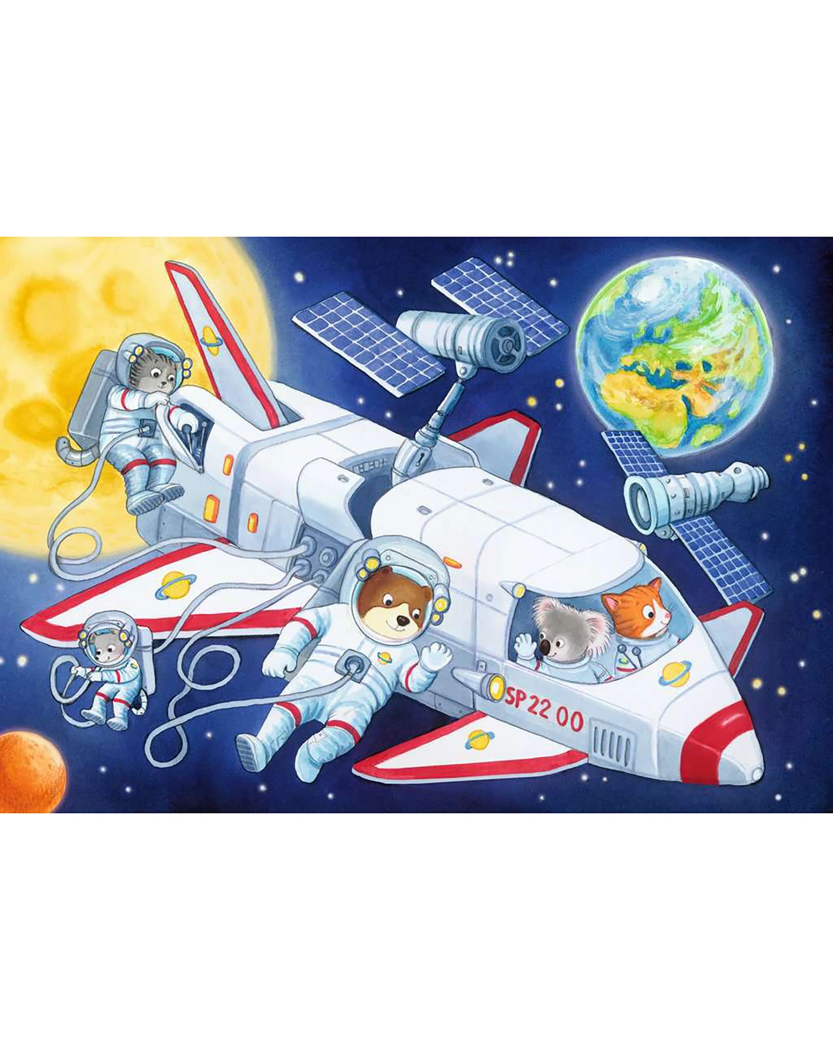Puzzle REISE DURCH DEN WELTRAUM 2x24-teilig