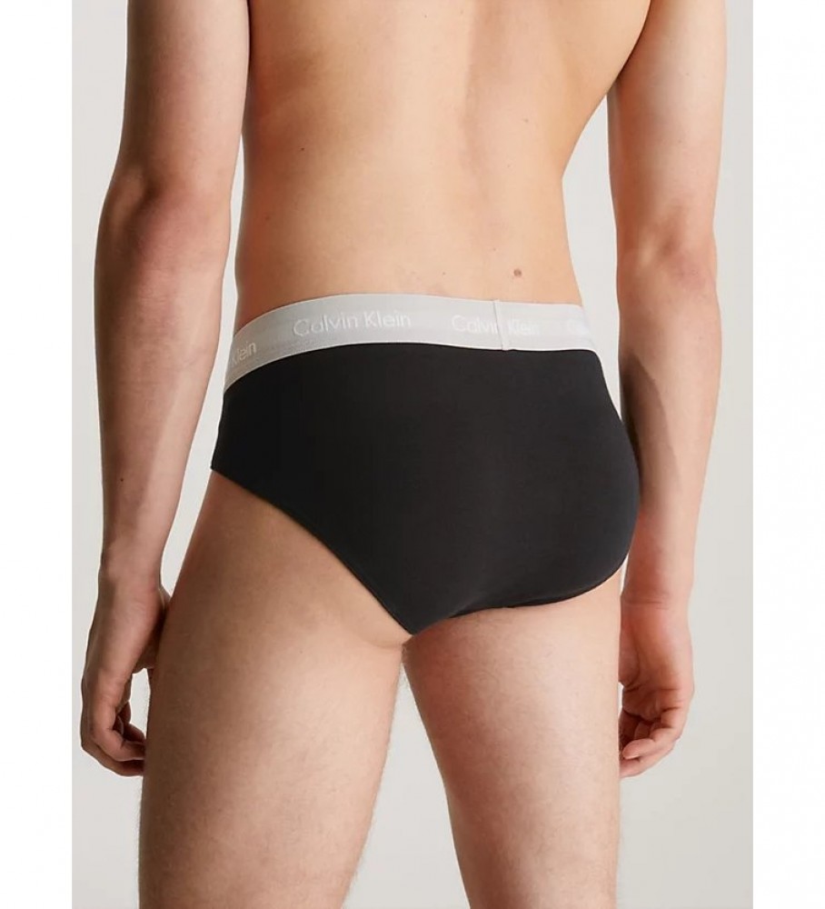 Pacote com 3 cuecas pretas Calvin Klein