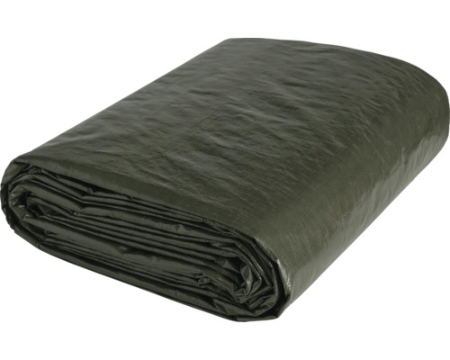 Geweven zeildoek, universeel zeildoek, 180 g/m², groen, 8 x 10 m