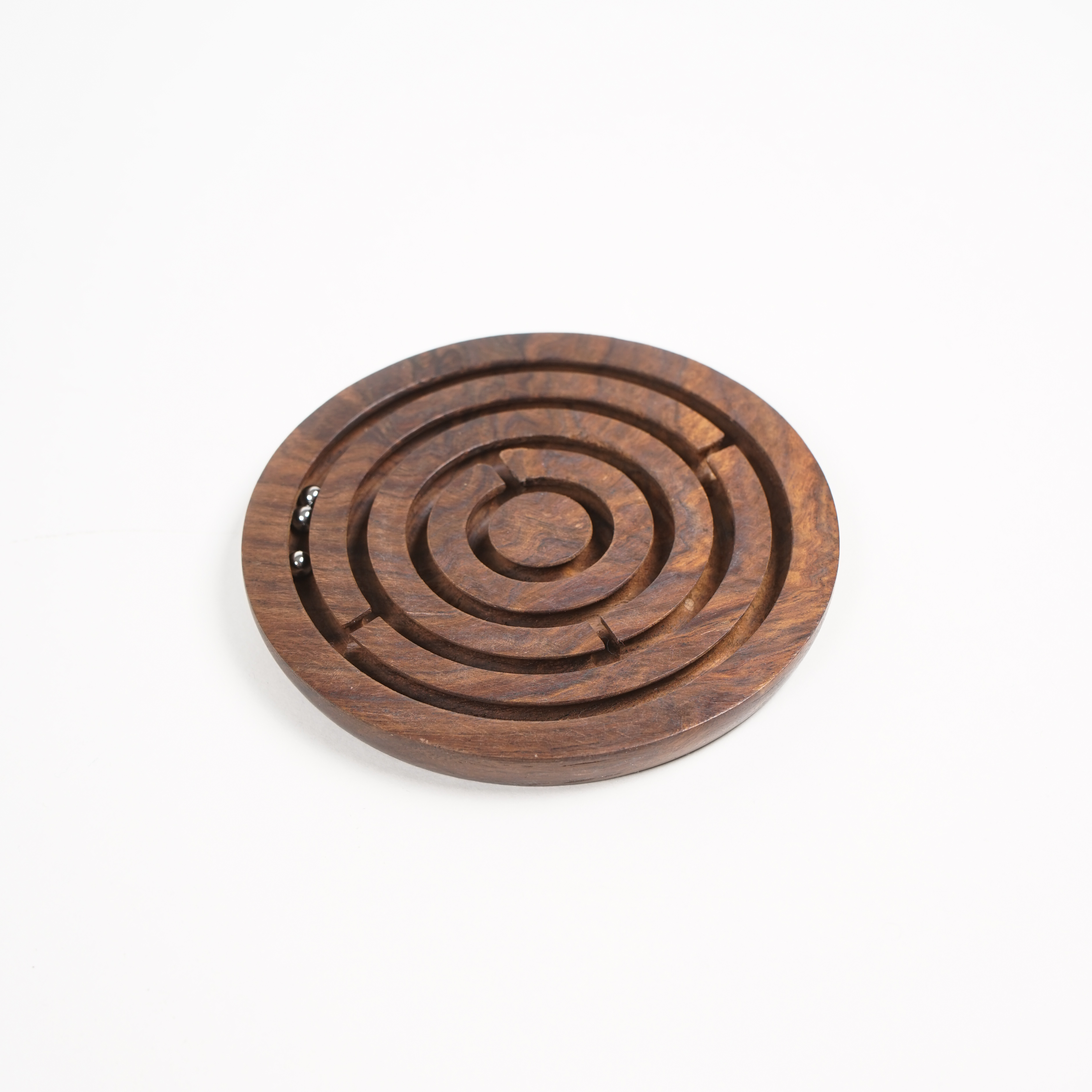 Gedulds-Spiel aus Palisanderholz, braun, Ø 10 cm, H 1 cm günstig bestellen
