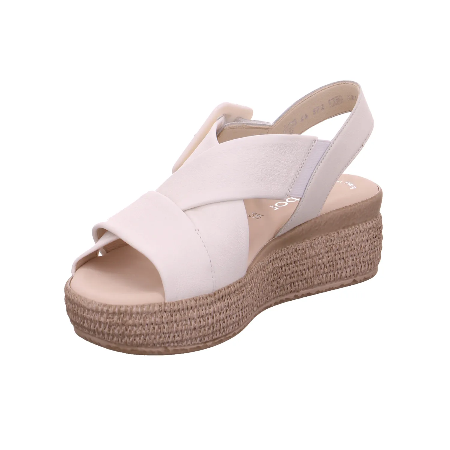 GABOR Sandalette Offwhite Leder