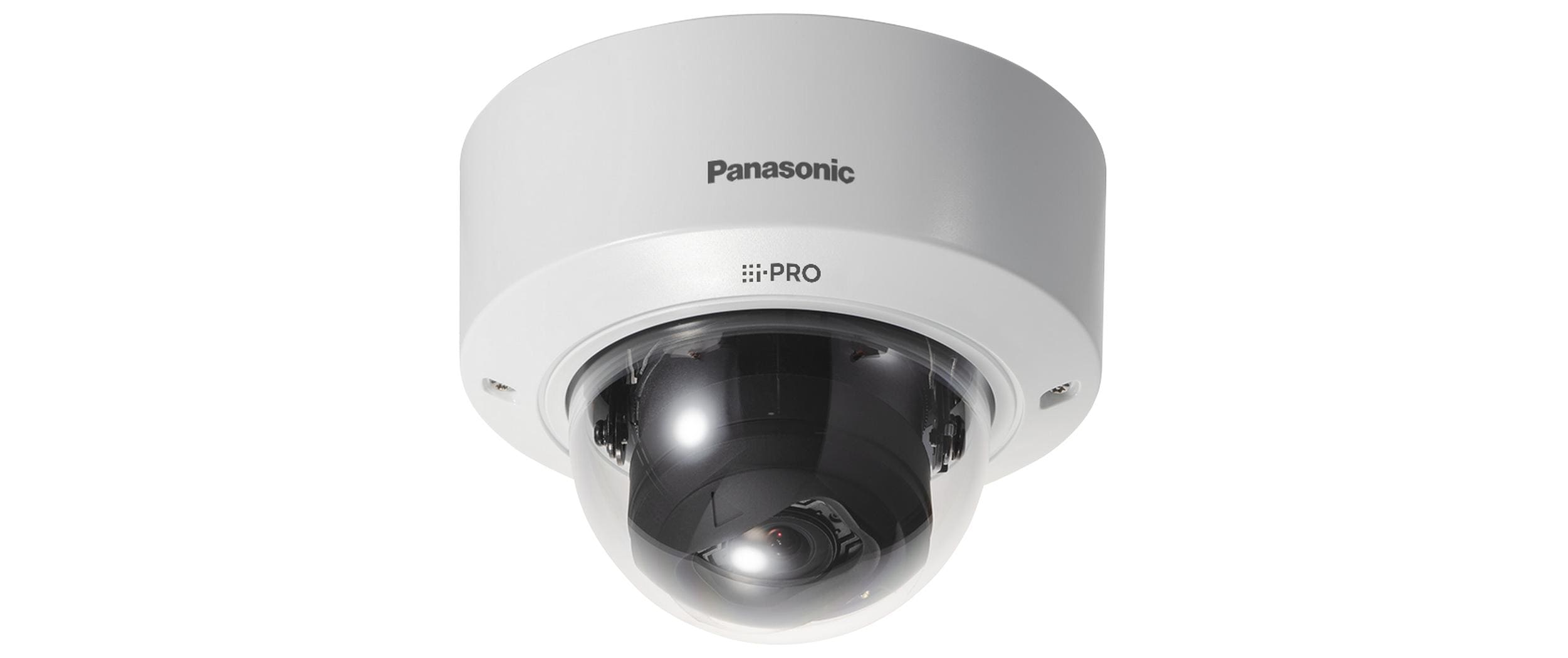 Netzwerkkamera WV-S2236L<br>i-Pro Vandalismussichere Full HD-Netzwerk-Kuppelkamera mit KI-Engine für den Innenbereich für hochpräzise Analysen