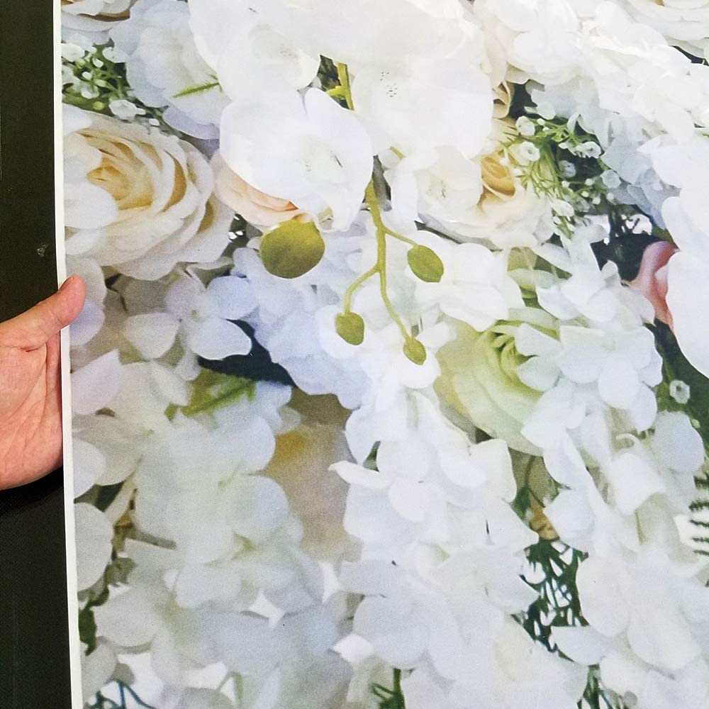 (210x150cm) Deko Wand Blache Blumen Foto Hintergrund - Style 2