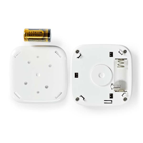 Nedis SmartLife Røykvarsler | Wi-Fi | Batteri drevet | Sensorlivssyklus: 10 år | EN 14604 | Maks. batteri levetid: 24 Måned | 85 dB | Hvit | 3 stk