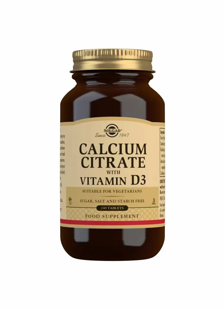 Solgar Calcium Citrate   D3 - 240 tabl
