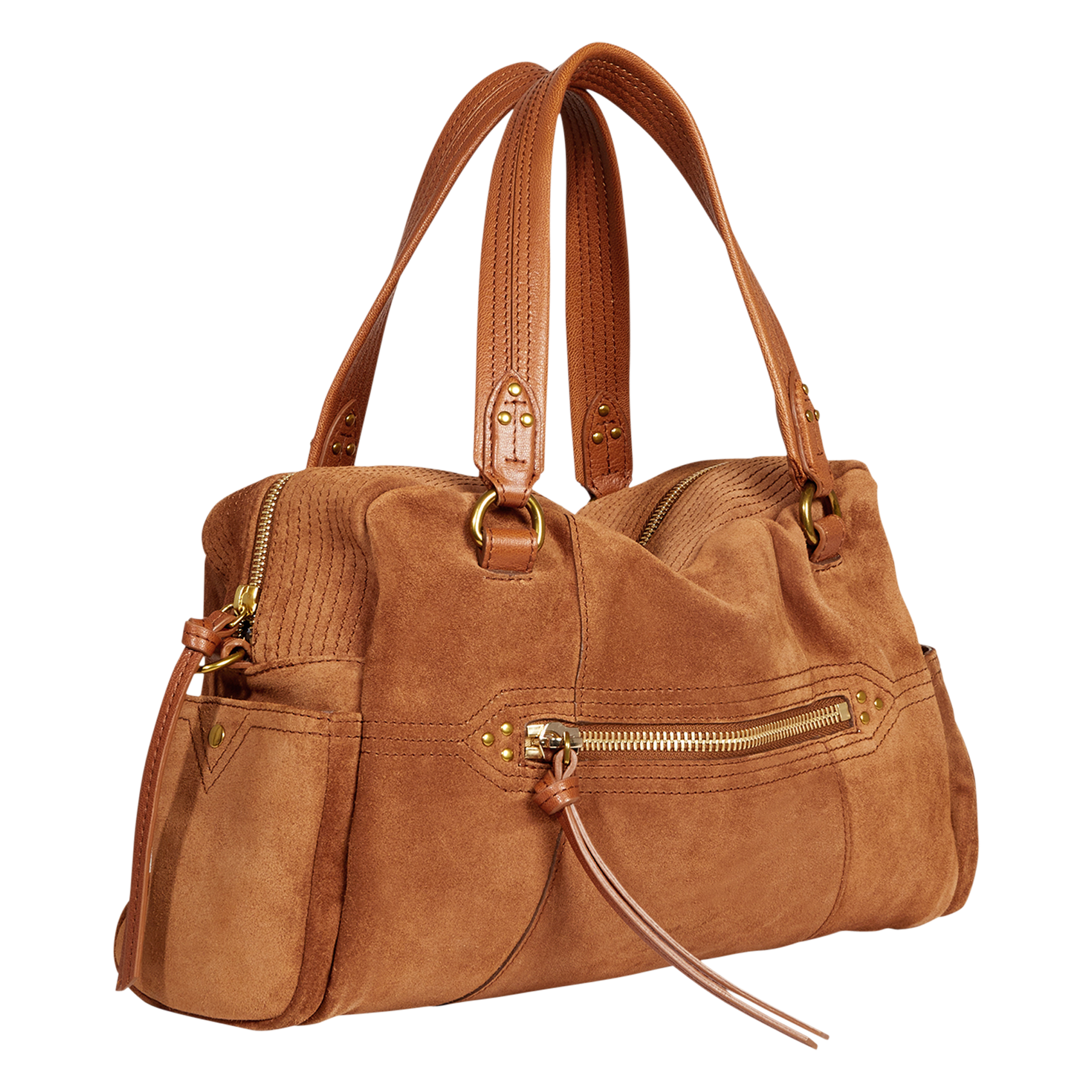LUCKY - Sac bandoulière en cuir | Marron