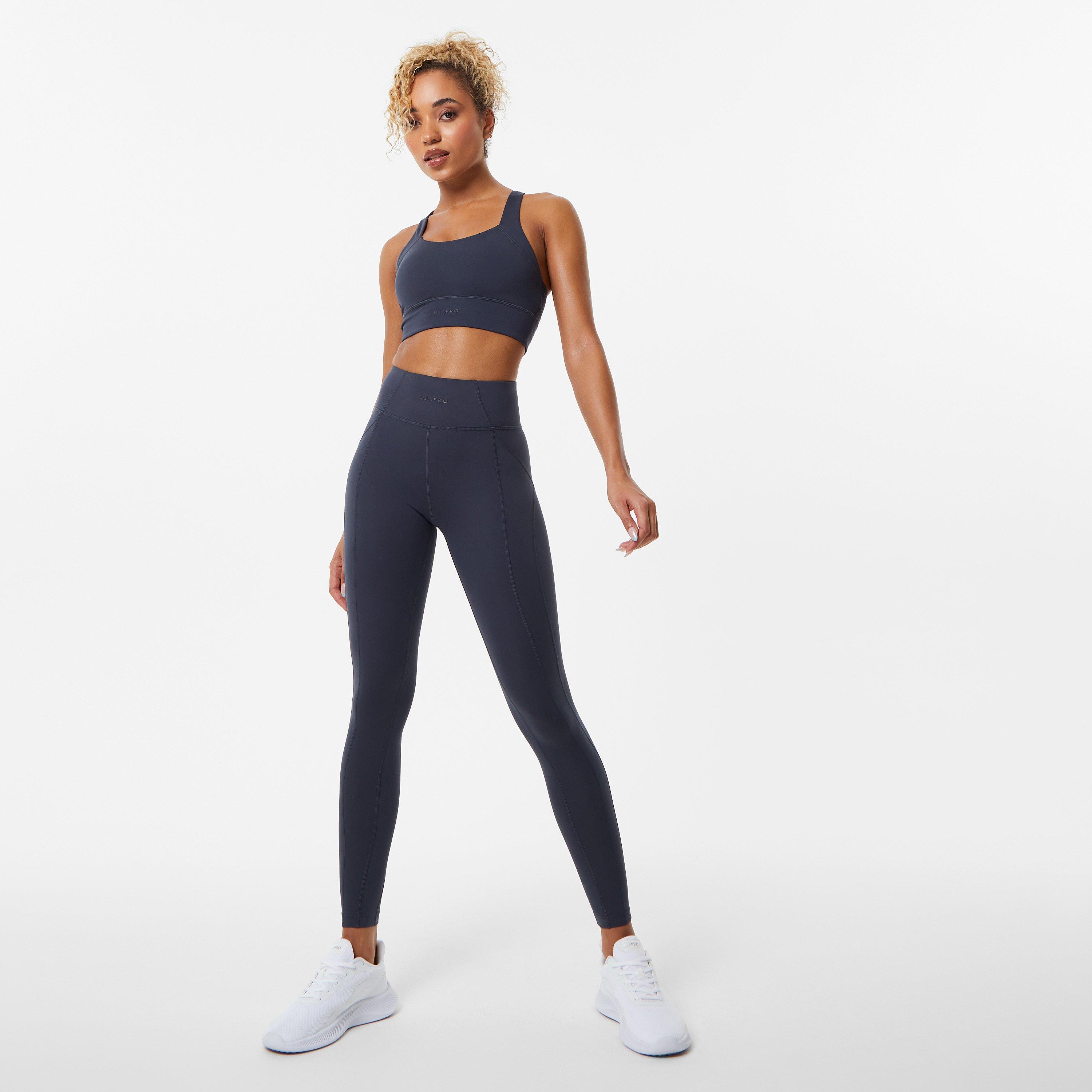 USA Pro Lattice Back Sports Bra