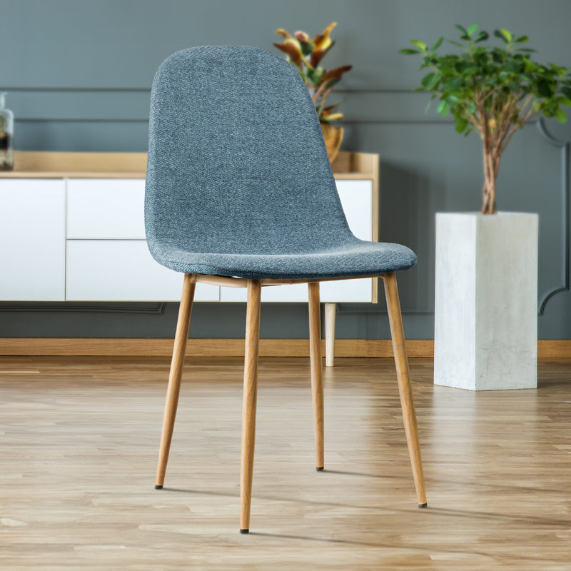 Chaise 'Elyna' bleu
