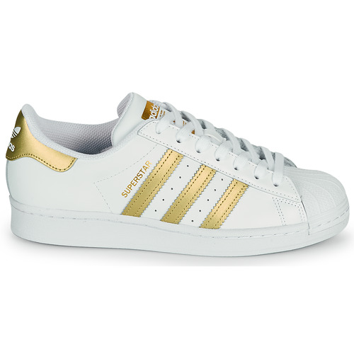 adidas Originals - SUPERSTAR W - Blanc / Doré