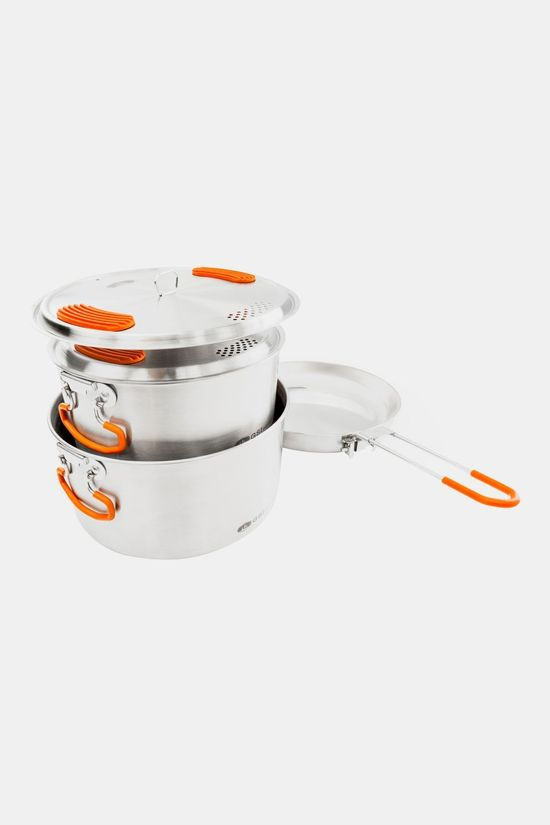 GSI Outdoors GSI Outdoors Glacier Stainless Base Camper Medium Pannenset