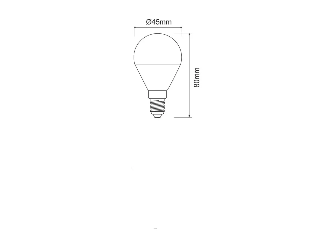 Ampoule LED petite ampoule 5W E14 4000K