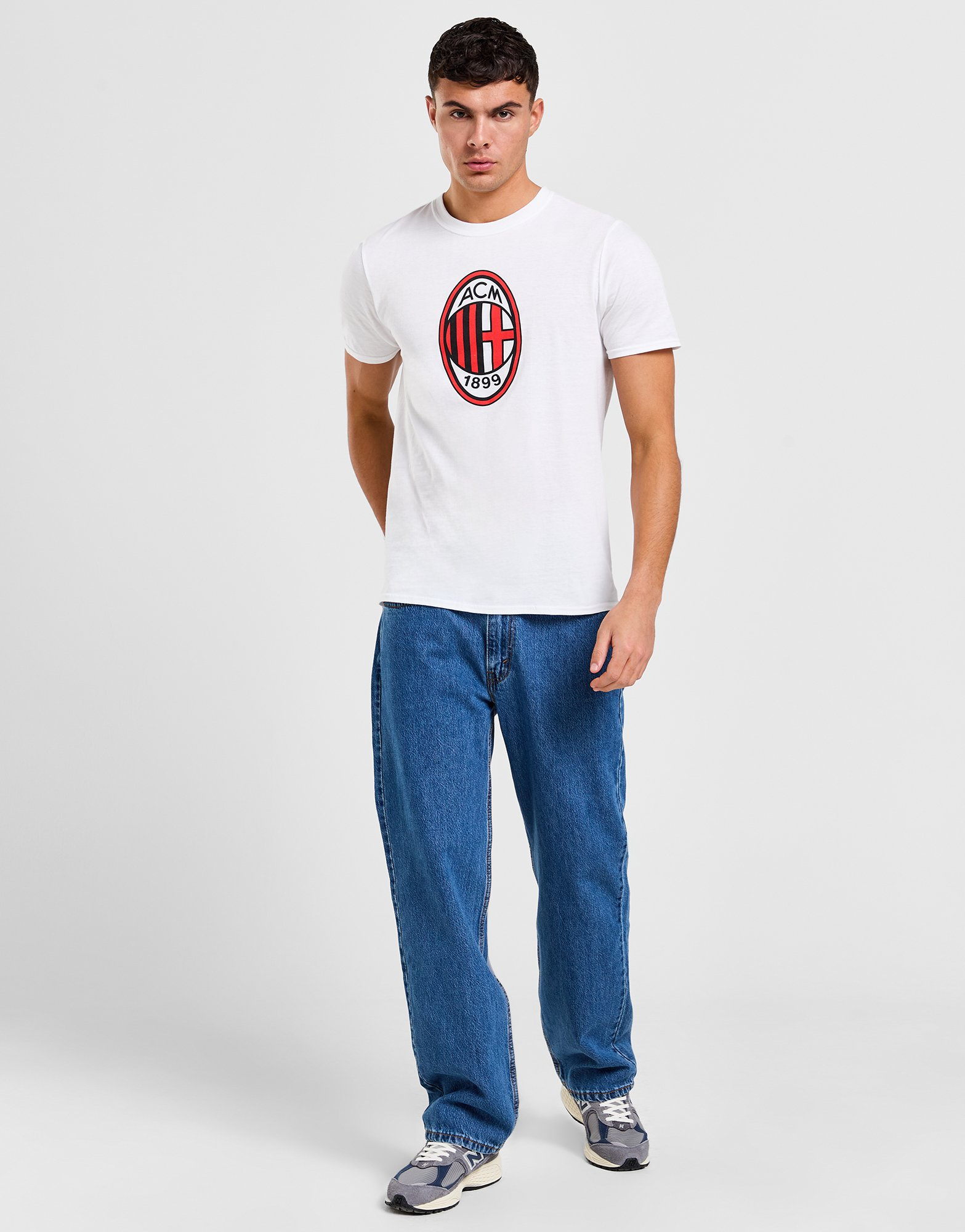 Official Team T-shirt AC Milan Crest Homme