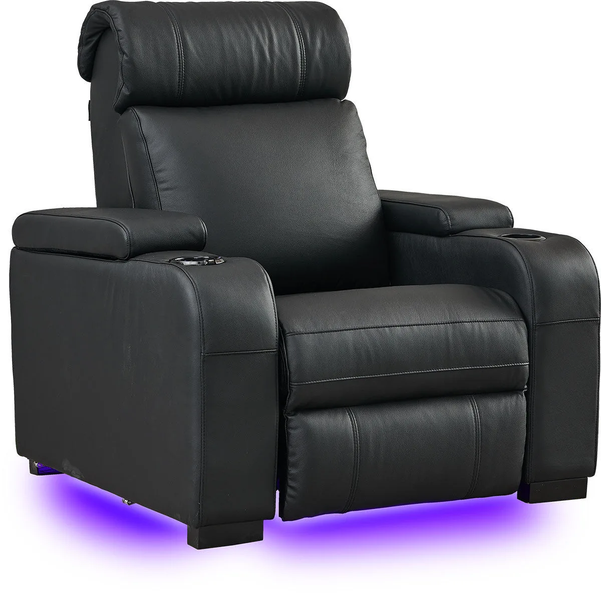 Lumene Hollywood Luxury III, 1 place, plein cuir Fauteuils cinéma