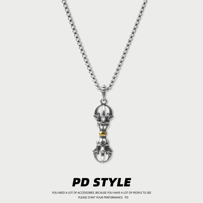 Elnge - Tibetaanse boeddhistische Dorje Vajra hanger ketting
