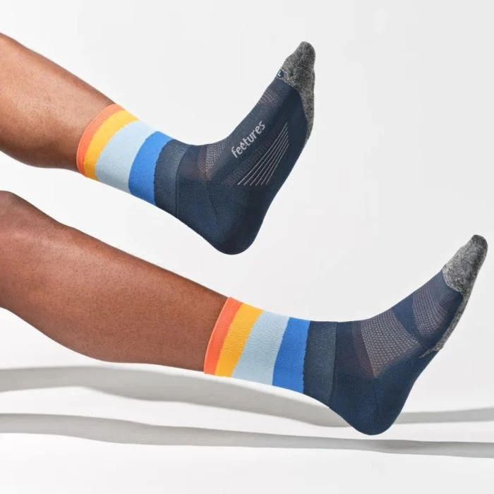 Feetures Dame Strømper Elite Ultra Light Mini Crew Grå