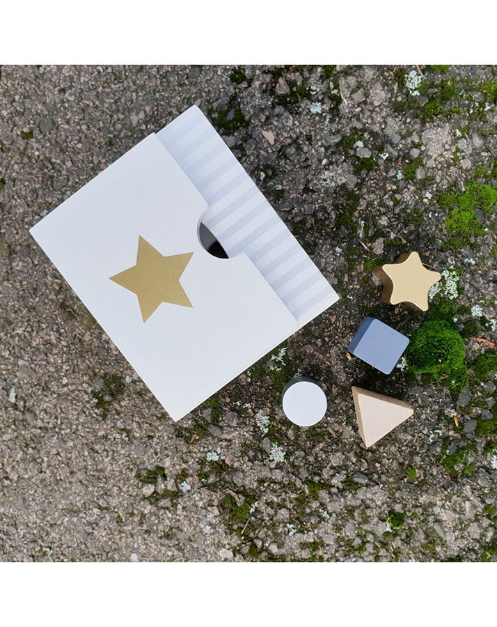 Sortierbox GOLD UND SILBER in weiß