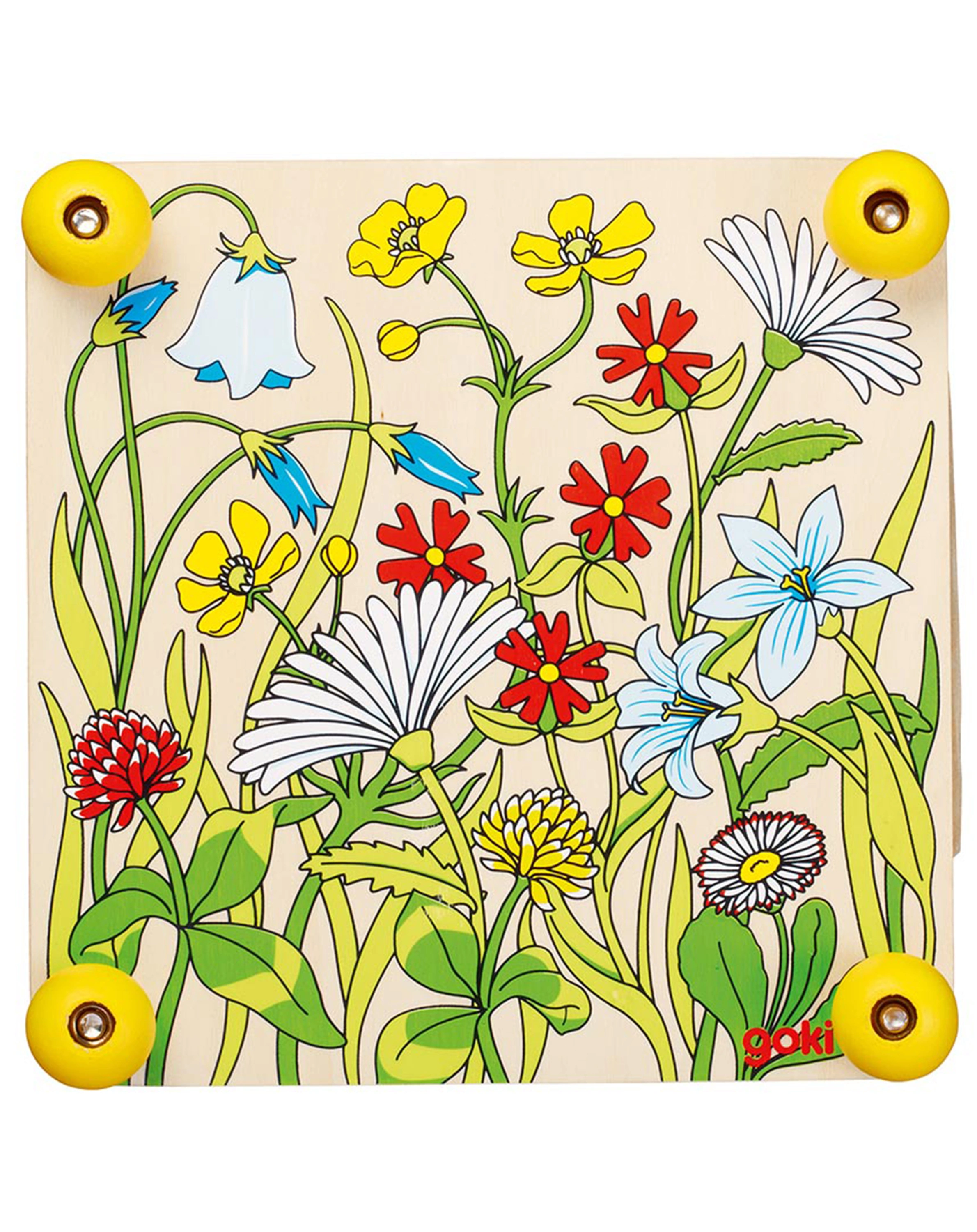 Blumenpresse FRÜHLINGSWIESE in bunt