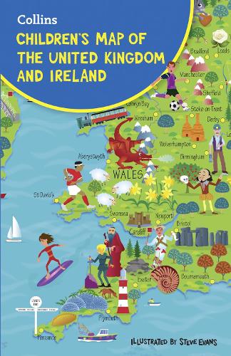 Children's Folded Map of the United Kingdom (Sheet map, folded)