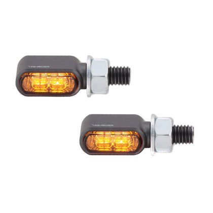 Clignotant Highsider LITTLE BRONX LED (La paire) Universel - Gris