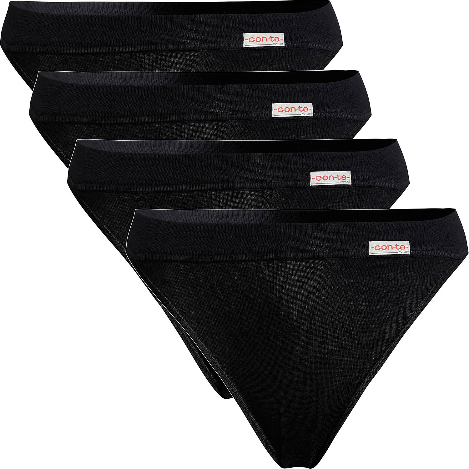 Conta Feinripp Damen-Slip im 4er-Pack