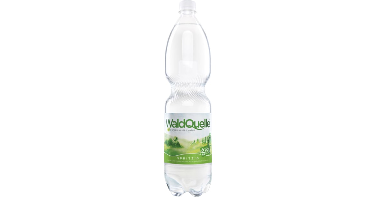 Waldquelle Mineralwasser spritzig 1,5 Liter (Einweg)