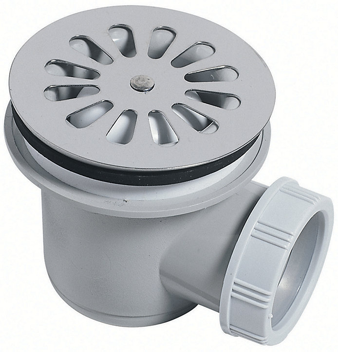 Bonde de douche siphoïde ø60 mm horizontale Wirquin