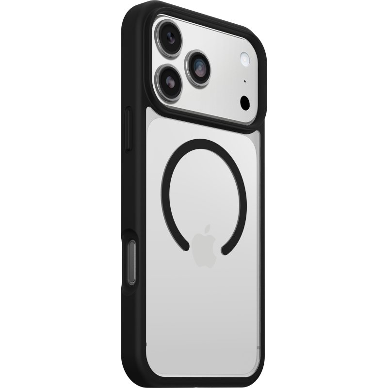 OtterBox React MagSafe Series pour Apple iPhone 17 Pro Max, noir Crystal, transparente/noir