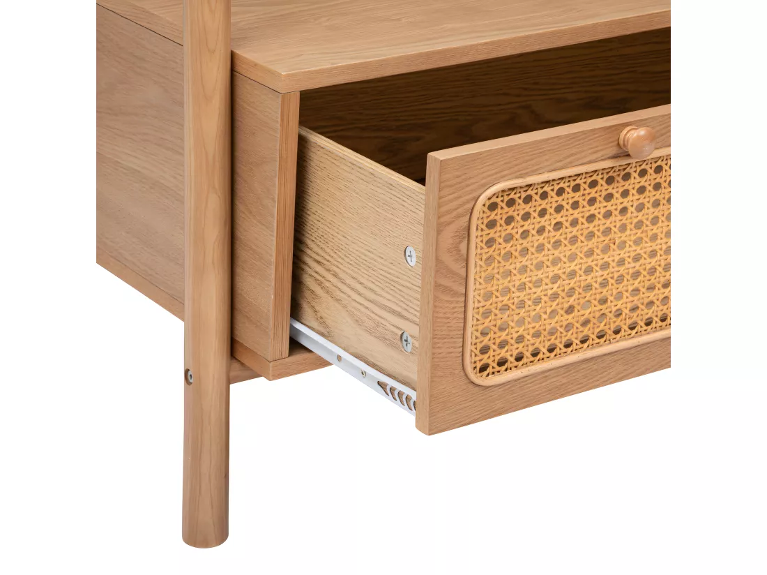 Meuble d'entrée Vestiaire en bois avec 1 tiroir H 162 cm