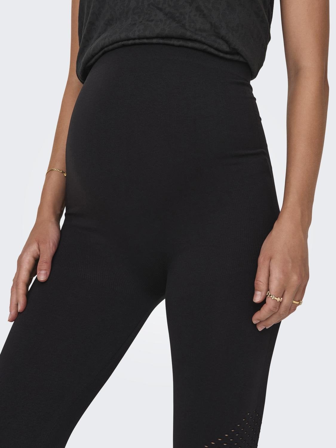 OLMKIA Normal geschnitten Sportleggings Black