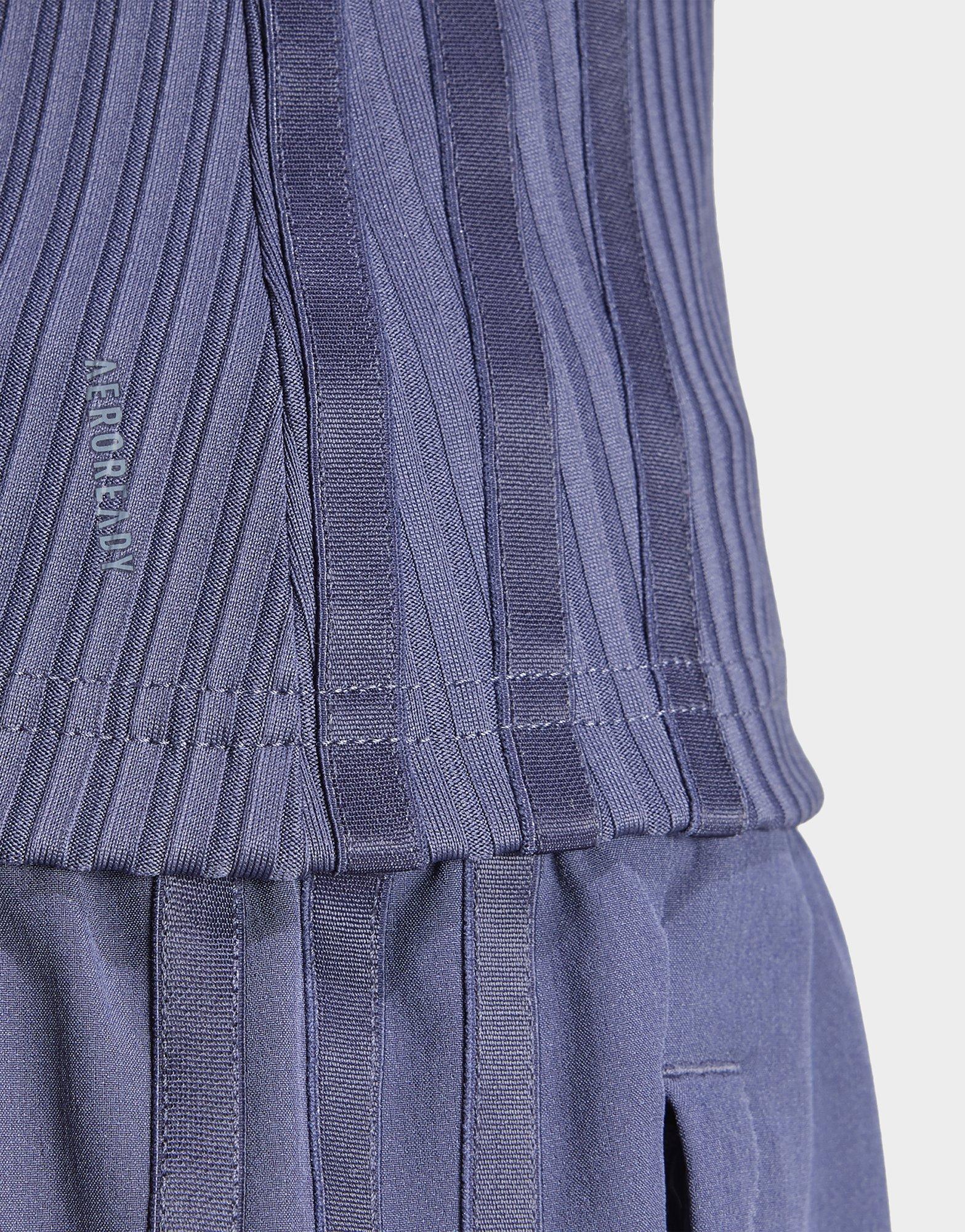 adidas Débardeur bords-côtes 3 bandes ton sur ton All Gym Seasonal