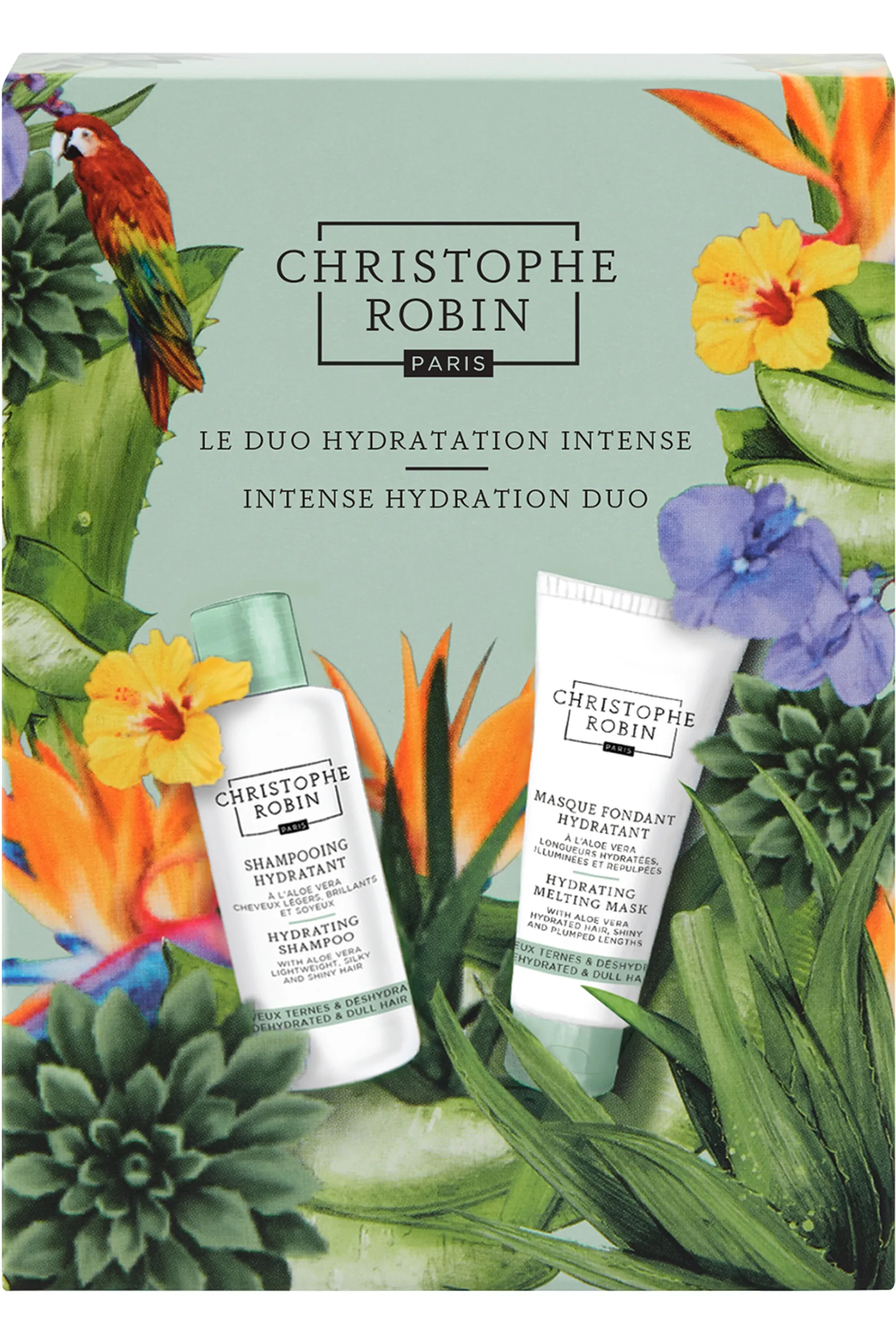 Christophe Robin Duo hydratation intense & crème hydratante 3ml offerte-118 ml