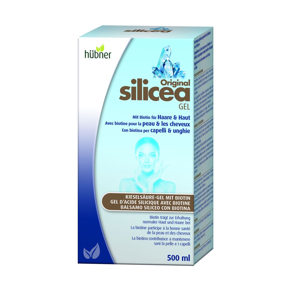 HUEBNER Silicea Gel mit Biotin Gel für Haare & Haut Fl 500 ml