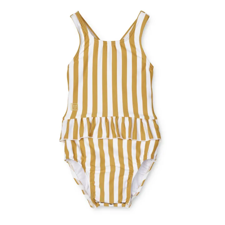Liewood Maillot de Bain 1 pièce Matière Recyclée Amina | Jaune moutarde