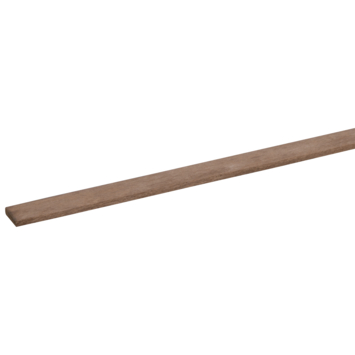 Schaaflat hardhout 4x18 mm, lengte 270 cm
