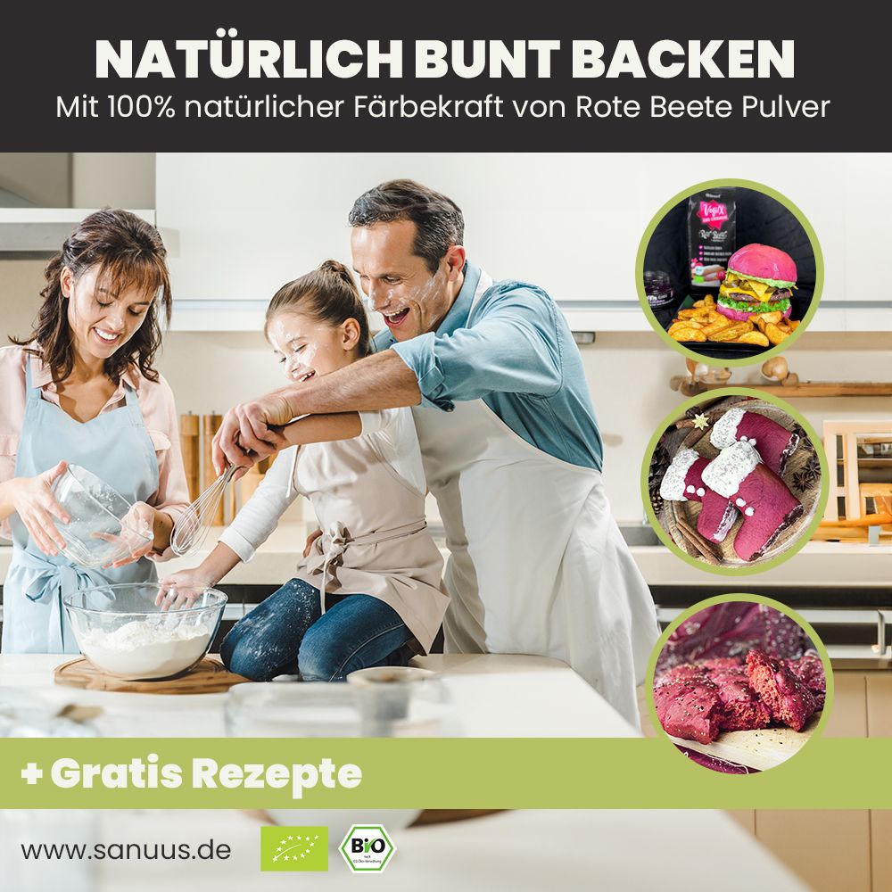 SANUUS Bio Rote Beete Pulver 500g