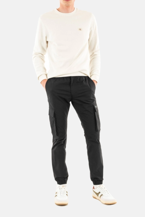 Pantalons calvin klein jeans skinny cargo beh ck black