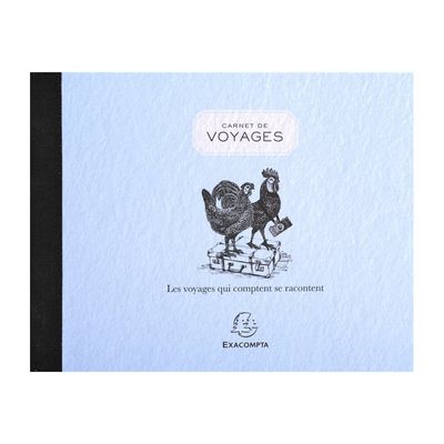 Exacompta - Carnet de voyages 11 x 15 cm - 40 pages