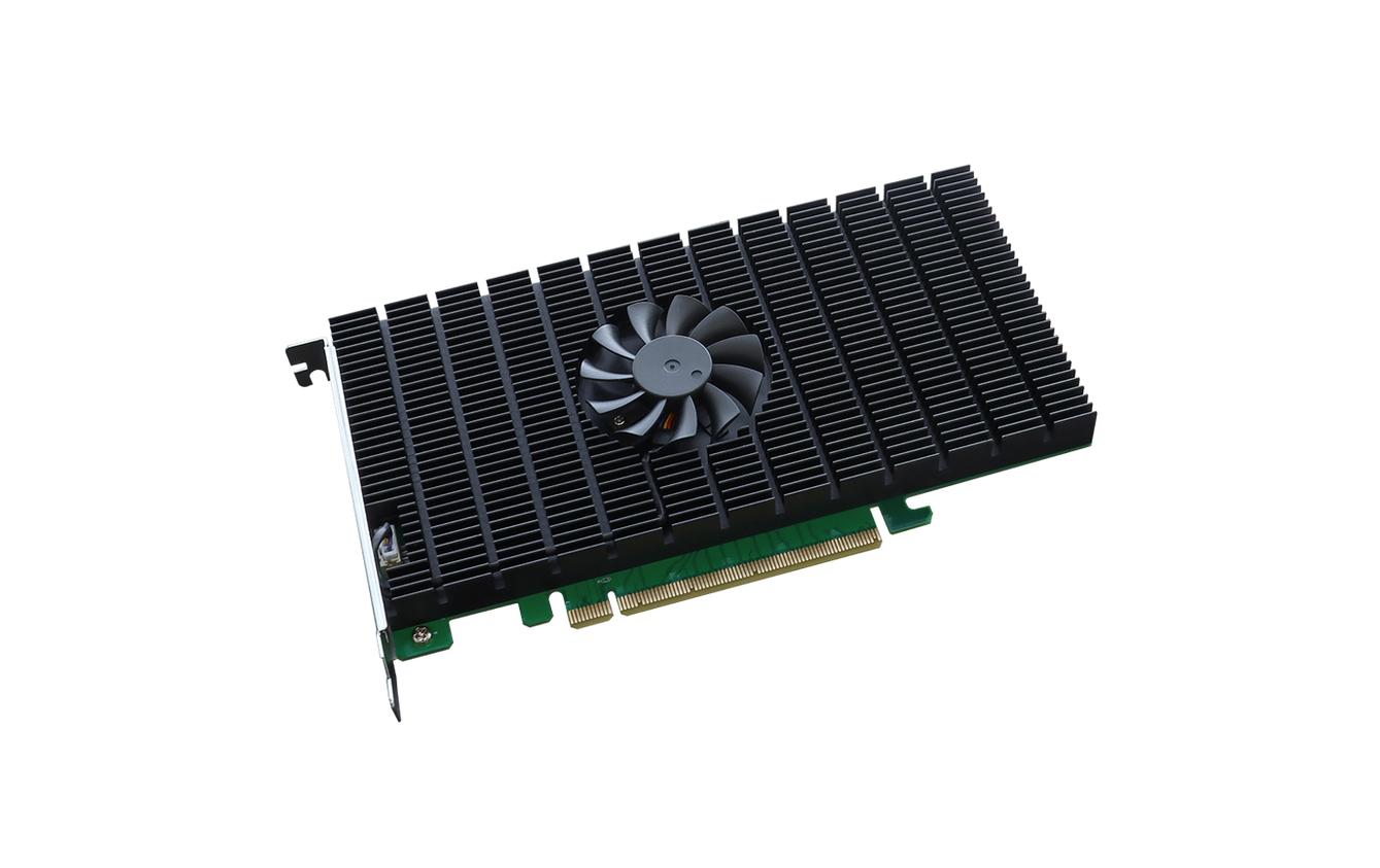 Host Bus Adapter Rocket 1504 PCI-Ex16v4 - 4x M.2 NVMe<br>PCIe 4.0 x16 4-Port M.2 NVMe HBA – Kostengünstiger, leistungsstarker 4-Port PCIe Gen4 M.2 NVMe