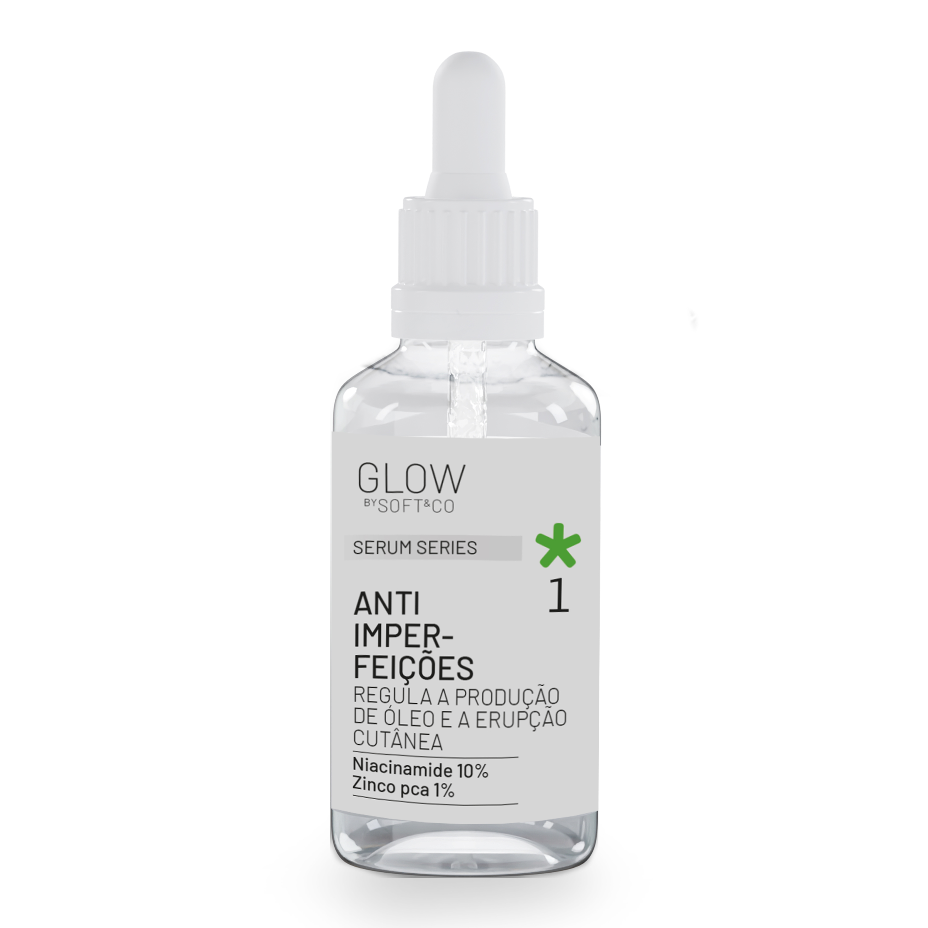 SÉRUM ANTI-IMPERFEIÇÕES GLOW BY SOFT&CO 30ML