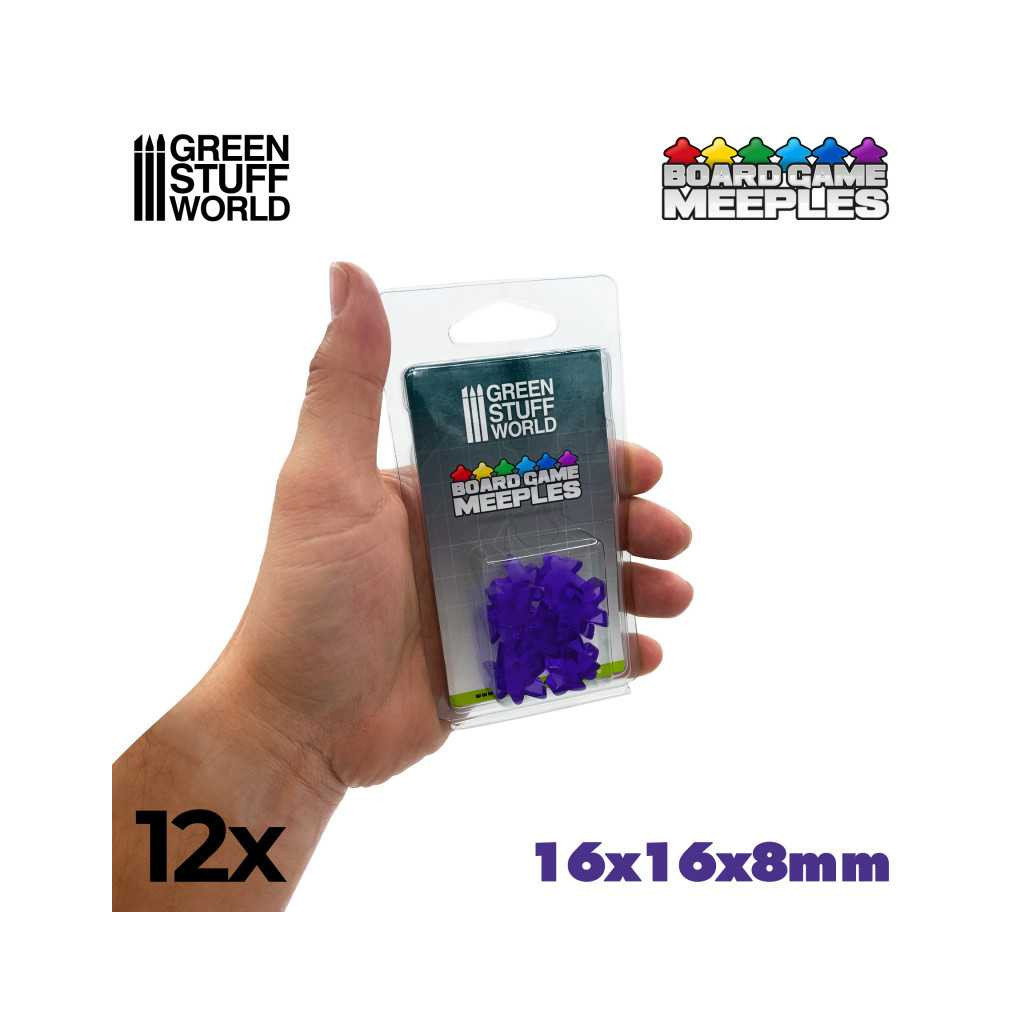 Set de 12 Meeples Transparents
