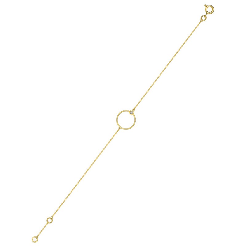 Bracelet Femme - Or 18 Carats - Longueur : 18 cm