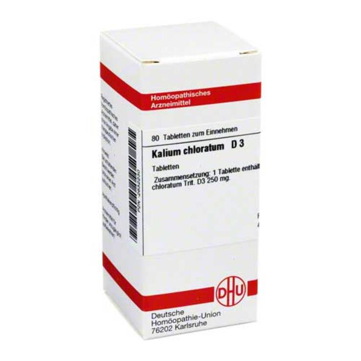 DHU Kalium chloratum D 3 Tabletten, 80 St