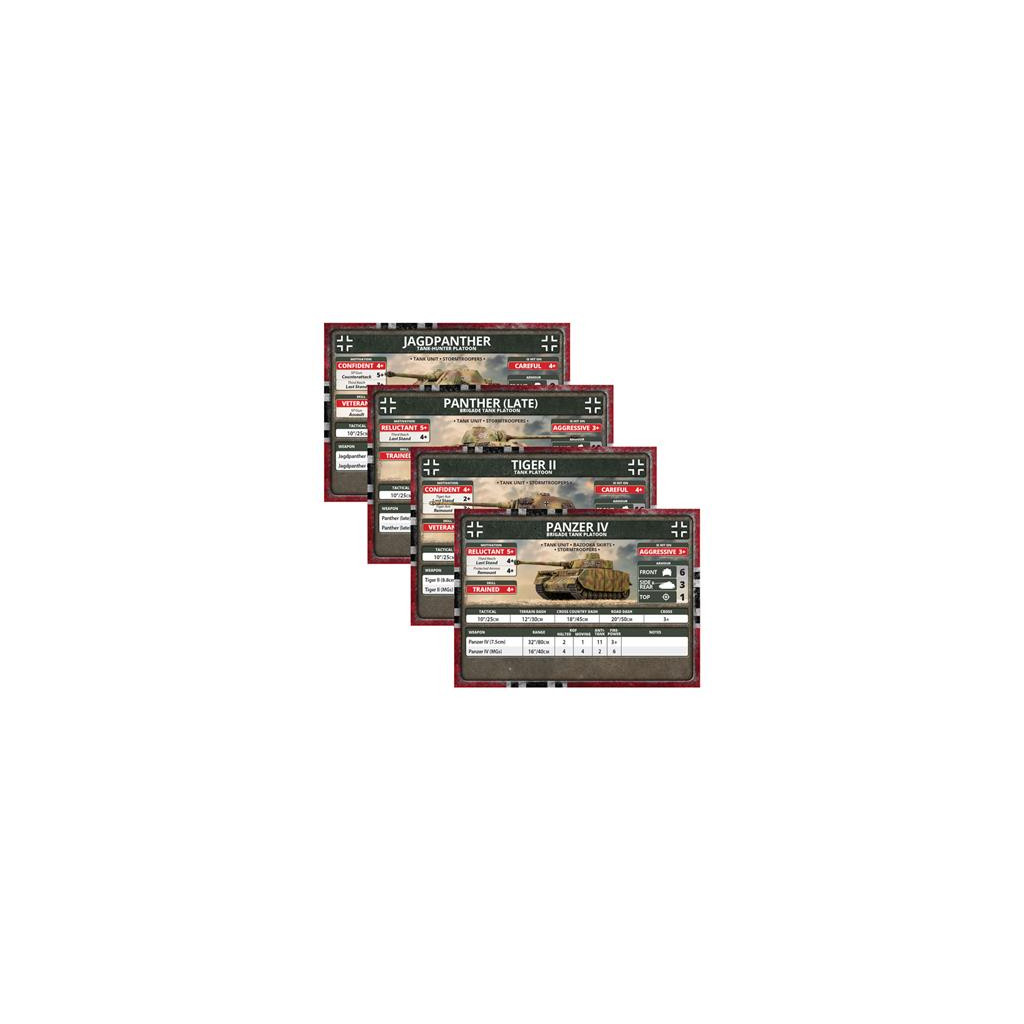 Bulge Germans Unit Cards